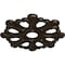 Ekena Millwork Angel Ceiling Medallion (Fits Canopies up to 4 3/8"), Hnd-Painted Bronze, 20 7/8"OD x 3 5/8"ID x 1"P CM20ANBZS - alternate 3